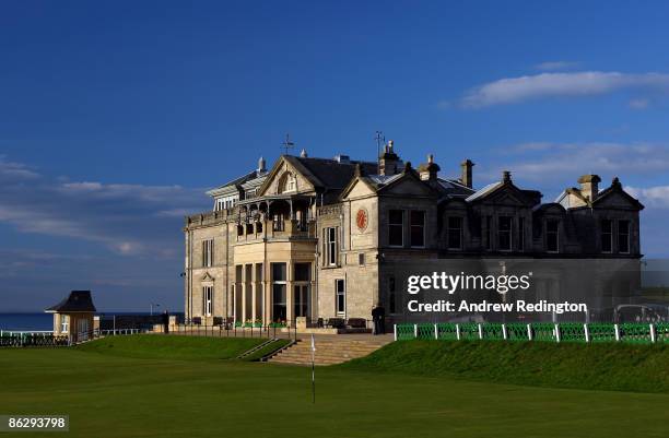 General view of the 18th green and the R & A clubhouse during Working For Golf 2009 at The Eighth R & A International Golf Conference on April 29,...