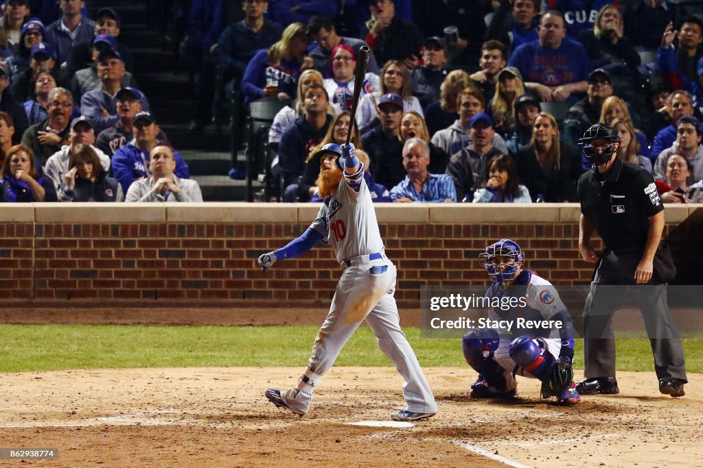 League Championship Series - Los Angeles Dodgers v Chicago Cubs - Game Four