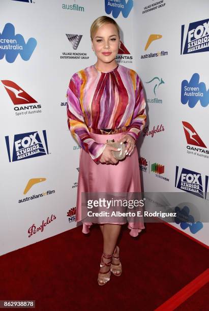 Abbie Cornish attends the 6th Annual Australians in Film Award & Benefit Dinner at NeueHouse Hollywood on October 18, 2017 in Los Angeles, California.