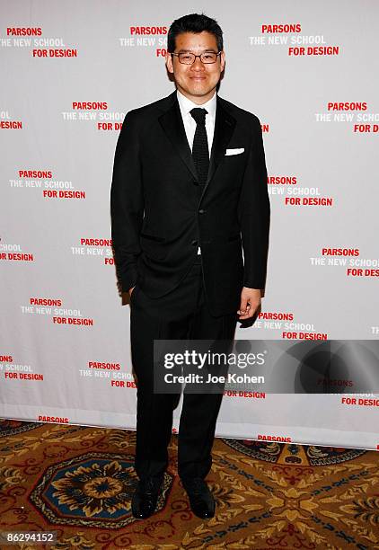 Designer Peter Som attends the 2009 Parsons Fashion benefit at Cipriani Wall Street on April 29, 2009 in New York City.