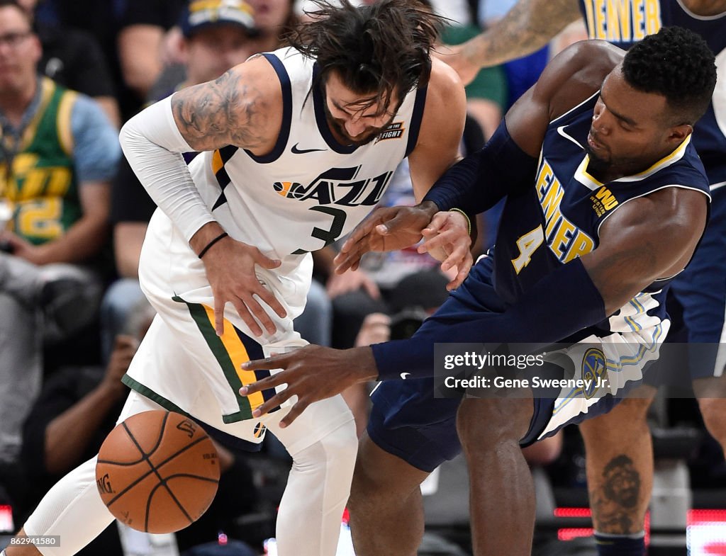 Denver Nuggets v Utah Jazz