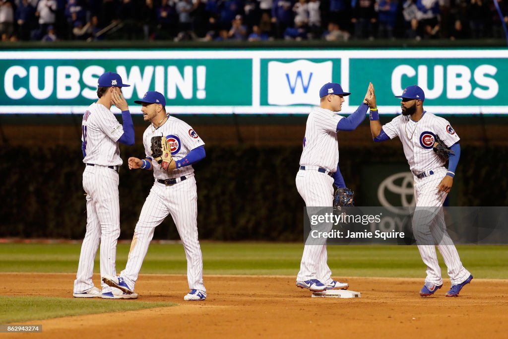 League Championship Series - Los Angeles Dodgers v Chicago Cubs - Game Four