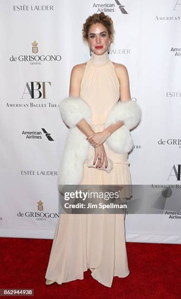 Julia Loomis attends the 2017 American Ballet Theatre Fall gala at David H. Koch Theater at Lincoln Center on October 18, 2017 in New York City.