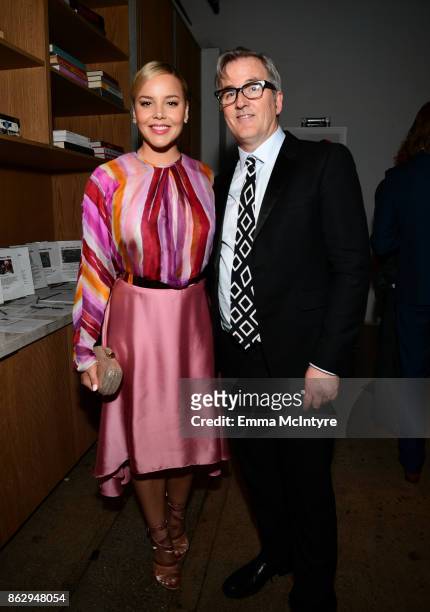 Abbie Cornish and Luke Davies attend the 6th Annual Australians in Film Award & Benefit Dinner at NeueHouse Hollywood on October 18, 2017 in Los...