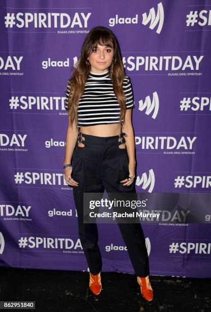 Daya at Justin Tranter And GLAAD Present 'Believer' Spirit Day Concert at Sayer's Club on October 18, 2017 in Los Angeles, California.