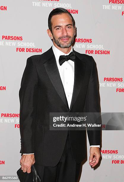 Fashion designer Marc Jacobs attends the 2009 Parsons Fashion benefit honoring Calvin Klein, Inc.'s Tom Murry and Francisco Costa at the 2009 Fashion...