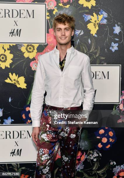 Neels Visser at H&M x ERDEM Runway Show & Party at The Ebell Club of Los Angeles on October 18, 2017 in Los Angeles, California.