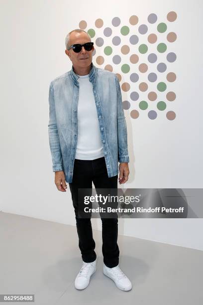 Stylist Jean-Claude Jitrois attends the FIAC 2017 - International Contemporary Art Fair : Press Preview at Le Grand Palais on October 18, 2017 in...