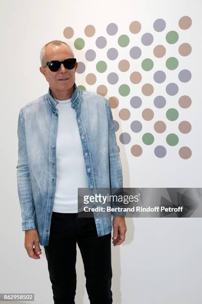 Stylist Jean-Claude Jitrois attends the FIAC 2017 - International Contemporary Art Fair : Press Preview at Le Grand Palais on October 18, 2017 in...