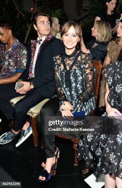 Ahna O'Reilly at H&M x ERDEM Runway Show & Party at The Ebell Club of Los Angeles on October 18, 2017 in Los Angeles, California.