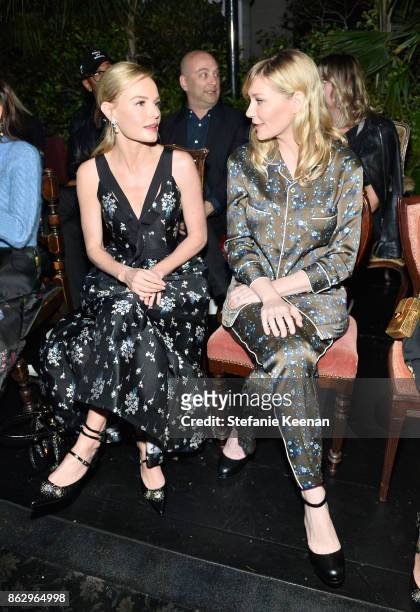 Kate Bosworth and Kirsten Dunst at H&M x ERDEM Runway Show & Party at The Ebell Club of Los Angeles on October 18, 2017 in Los Angeles, California.