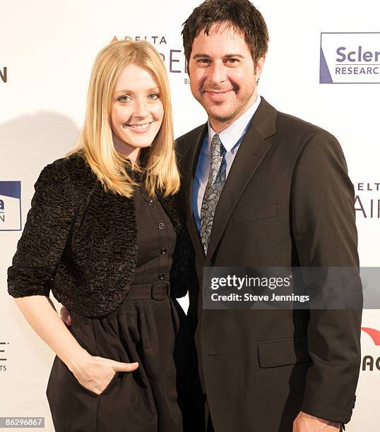 Jennifer Finnigan and Jonathan Silverman attend The Scleroderma Research Foundation's "Cool Comedy - Hot Cuisine" at San Francisco Palace Hotel on...