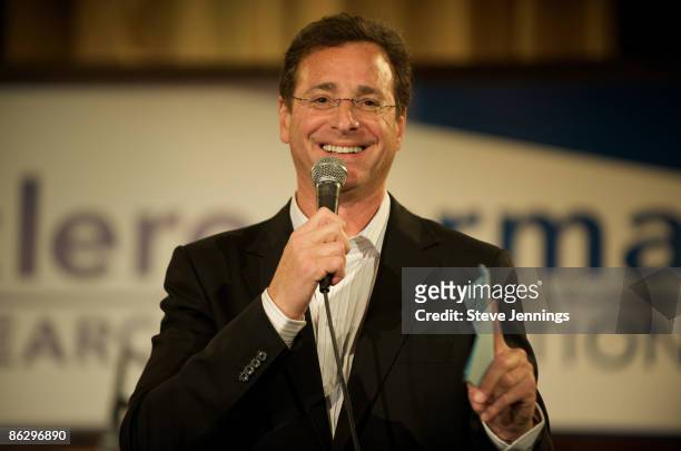 Bob Saget attends The Scleroderma Research Foundation's "Cool Comedy - Hot Cuisine" at San Francisco Palace Hotel on April 29, 2009 in San Francisco,...