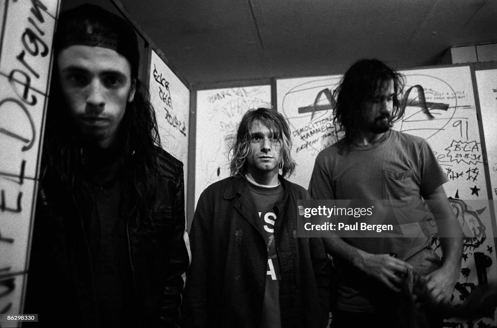 Nirvana Posed In Frankfurt 1991