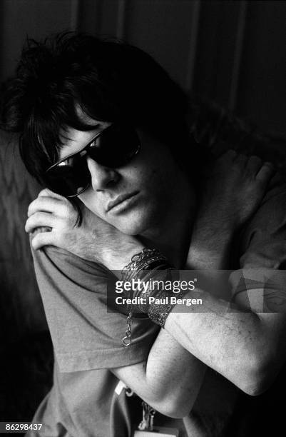 Manic Street Preachers guitarist, Richey Edwards posed in Amsterdam, Holland on March 23 1992