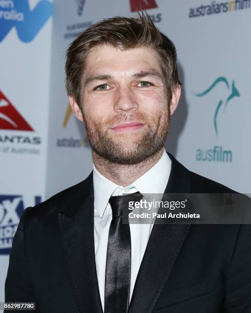 Actor Liam McIntyre attends the 6th Annual Australians in Film Award & Benefit Dinner at NeueHouse Hollywood on October 18, 2017 in Los Angeles,...
