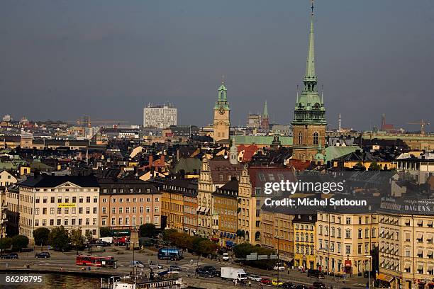 View of the Gamla Stan Area a landmark area in the old historical city center on the island during an "Around Stockholm Feature" on October 26, 2006...