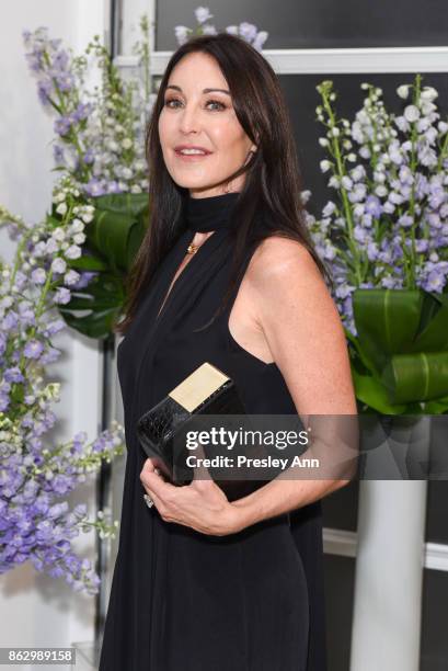 Tamara Mellon attends VIP Conversation for Women's Brain Health Initiative Hosted by Sharon Stone at Gagosian Gallery on October 18, 2017 in Beverly...