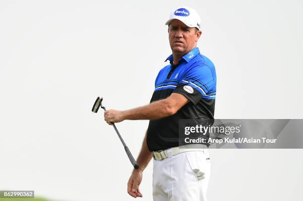 Scott Hend of Australia pictured during the first round of the Macao Open 2017 at Macau Golf and Country Club on October 19, 2017 in Macau, Macau.