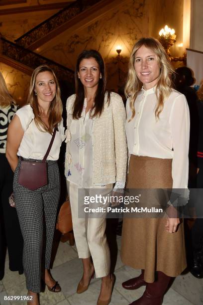 Anne Prentice, Shirin Christoffersen and Alison Brokaw attend Brooke Shields joins Teaching Matters in promoting the need for strong early literacy...