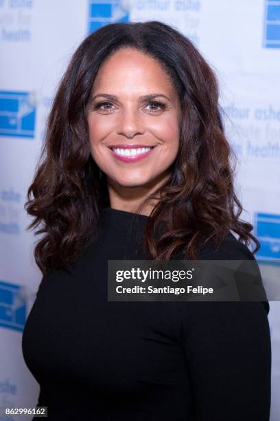 Soledad O' Brien attends the at the 23rd Annual Black Tie & Sneakers Gala Benefiting The Arthur Ashe Institute For Urban Health Grand Hyatt on...
