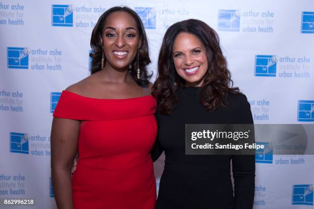 Natasha Alford and Soledad O' Brien attend the 23rd Annual Black Tie & Sneakers Gala Benefiting The Arthur Ashe Institute For Urban Health at the...