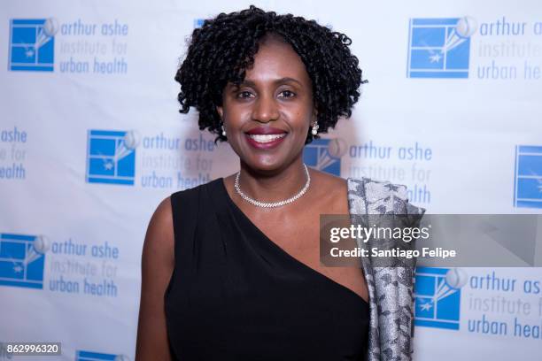 Dr. Marilyn A. Fraser attends the 23rd Annual Black Tie & Sneakers Gala Benefiting The Arthur Ashe Institute For Urban Health at the Grand Hyatt on...