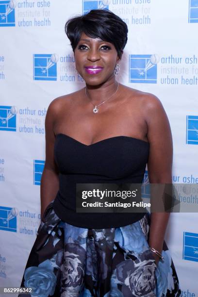 Cheryl Wills attends the 23rd Annual Black Tie & Sneakers Gala Benefiting The Arthur Ashe Institute For Urban Health at the Grand Hyatt on October...