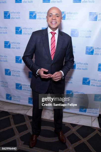 David Ushery attends the 23rd Annual Black Tie & Sneakers Gala Benefiting The Arthur Ashe Institute For Urban Health at the Grand Hyatt on October...