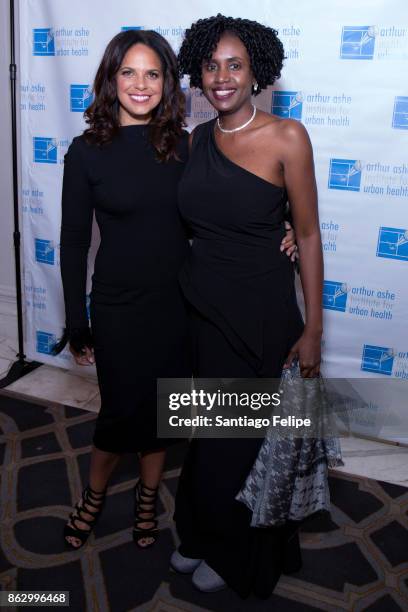 Cheryl Wills and Dr. Marilyn A. Fraser attend the 23rd Annual Black Tie & Sneakers Gala Benefiting The Arthur Ashe Institute For Urban Health at the...