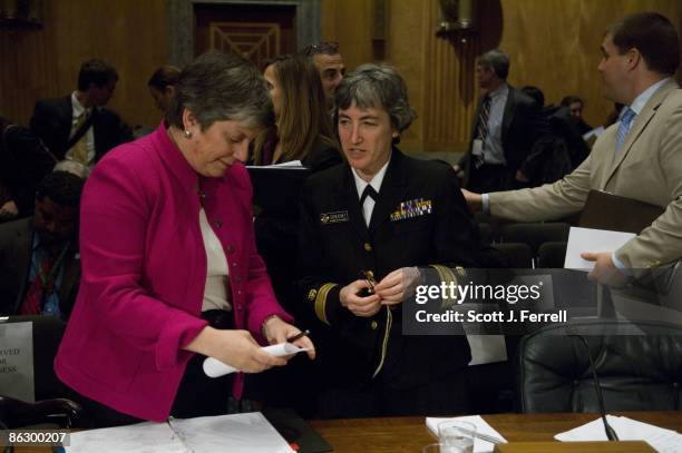 April 29: Homeland Security Secretary Janet Napolitano and Dr. Anne Schuchat, interim deputy director for science and public health programs at the...