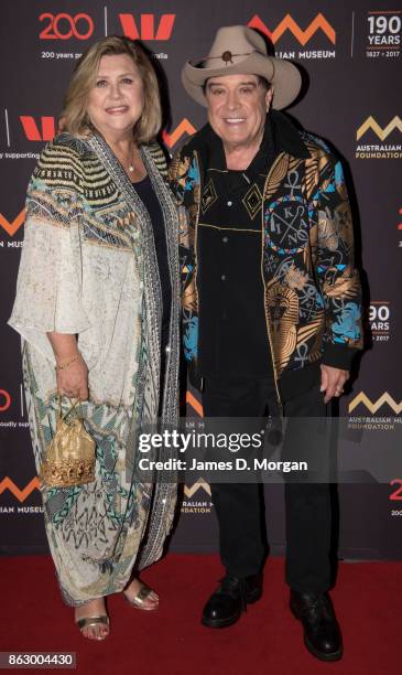 Molly Meldrum and Kim Smith, CEO Australian Museum during a gala event to celebrate the opening of the Westpac Long Gallery at the Australian Museum...
