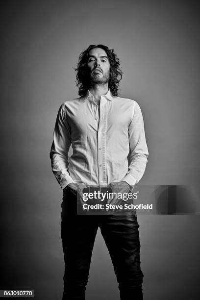 Writer, actor, comedian and campaigner, Russell Brand is photographed on September 5, 2017 in London, England.