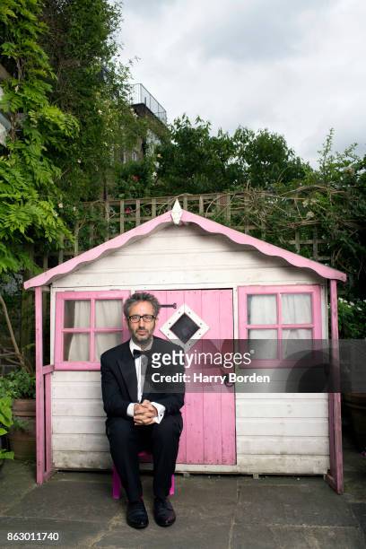Comedian, writer and presenter, David Baddiel is photographed for the Sunday Times magazine on June 24, 2013 in London, England.