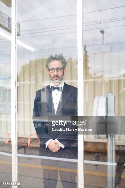 Comedian, writer and presenter, David Baddiel is photographed for the Sunday Times magazine on June 24, 2013 in London, England.