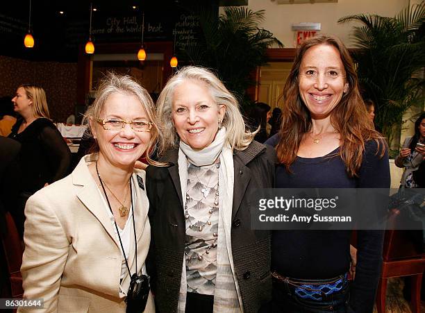 State Governor's Office for Motion Picture and Television Development Pat Kaufman, Susan Patricof and Producer Caroline Baron attend the Women's...