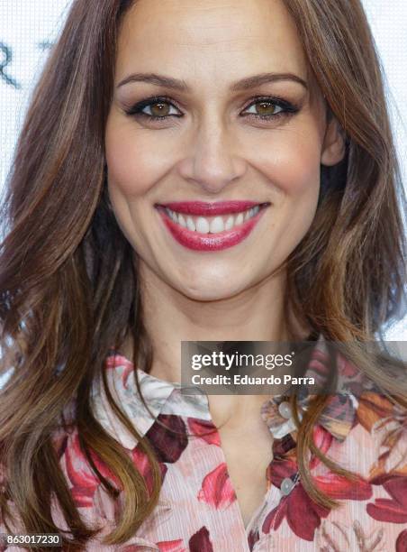 Model Eva Gonzalez attends the 'Algo que compartir' campaign presentation at Mr. Fox studio on October 19, 2017 in Madrid, Spain.