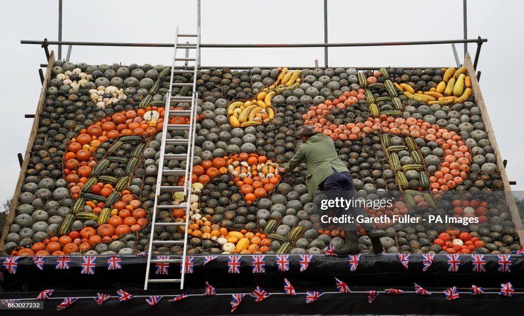 Pumpkin mural