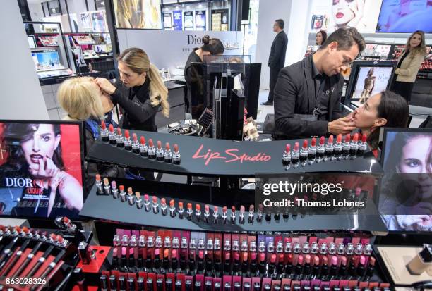 Kaufhof Beauty World Opening pictured on October 19, 2017 in Duesseldorf, Germany.