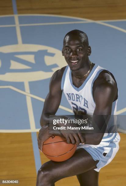 Portrait of North Carolina Michael Jordan . Chapel Hill, NC CREDIT: Manny Millan