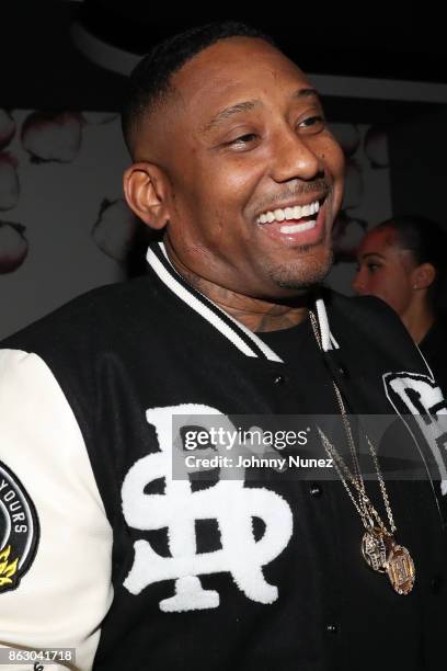 Maino attends his album release party at Beautique on October 18, 2017 in New York City.