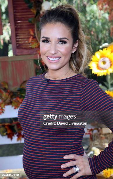 Singer/TV personality Jessie James Decker visits Hallmark's "Home & Family" at Universal Studios Hollywood on October 18, 2017 in Universal City,...