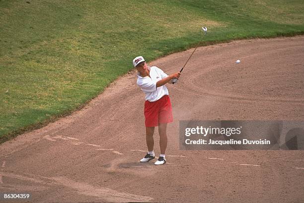 Women's championship. University of Arizona's Annika Sorenstam in action alone during NCAA Women's Championship 5/29/1992 in Tempe, AZ. CREDIT:...