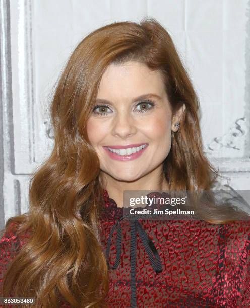 Actress JoAnna Garcia Swisher attends Build to discuss the show "Kevin Saves The World" at Build Studio on October 19, 2017 in New York City.