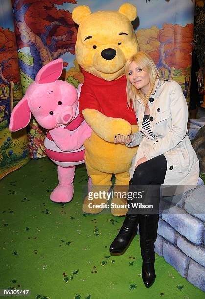 Actress Michelle Collins attends the Disney and Woodland Trust VIP Shopping Party at the Disney Store, Oxford Street on April 30, 2009 in London,...