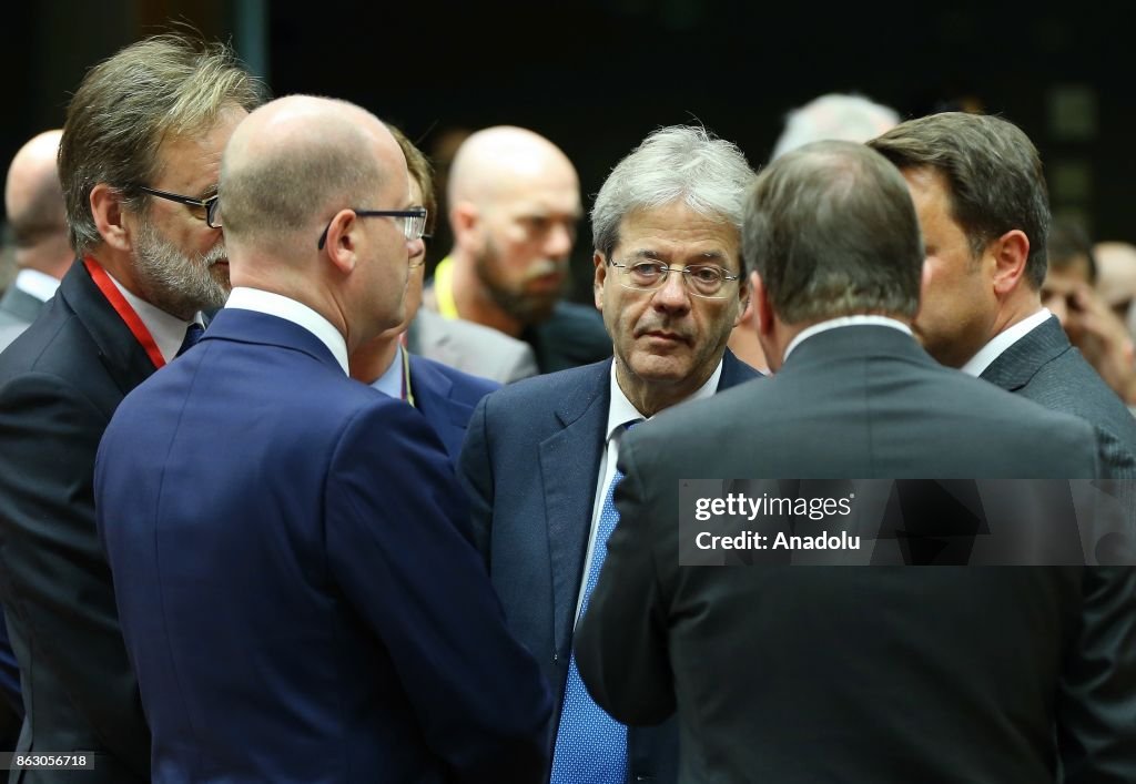 Leaders Meet In Brussels For European Council Meeting - Day One