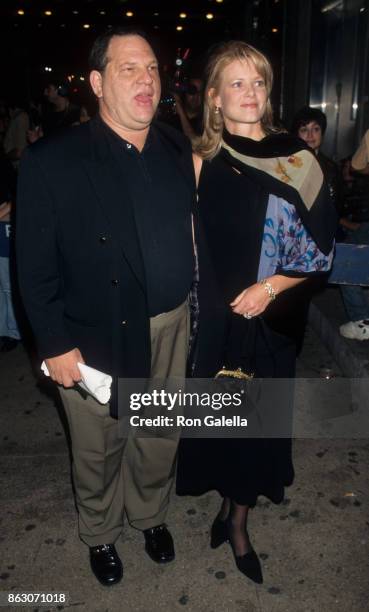 Harvey Weinstein and Eve Chilton Weinstein attend Seventh Annual Gotham Awards on September 16, 1997 at the Hammerstein Ballroom in New York City.