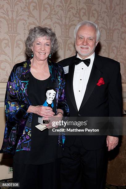 Author Otto Penzler honors Grand Master Sue Grafton at the 63rd Annual Edgar Awards Banquet at the Grand Hyatt Hotel April 30th 2009 in New York City