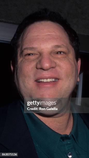 Harvey Weinstein attends "Flirting With Disaster" Premiere on March 21, 1996 at the Wilshire Theater in Santa Monica, California.