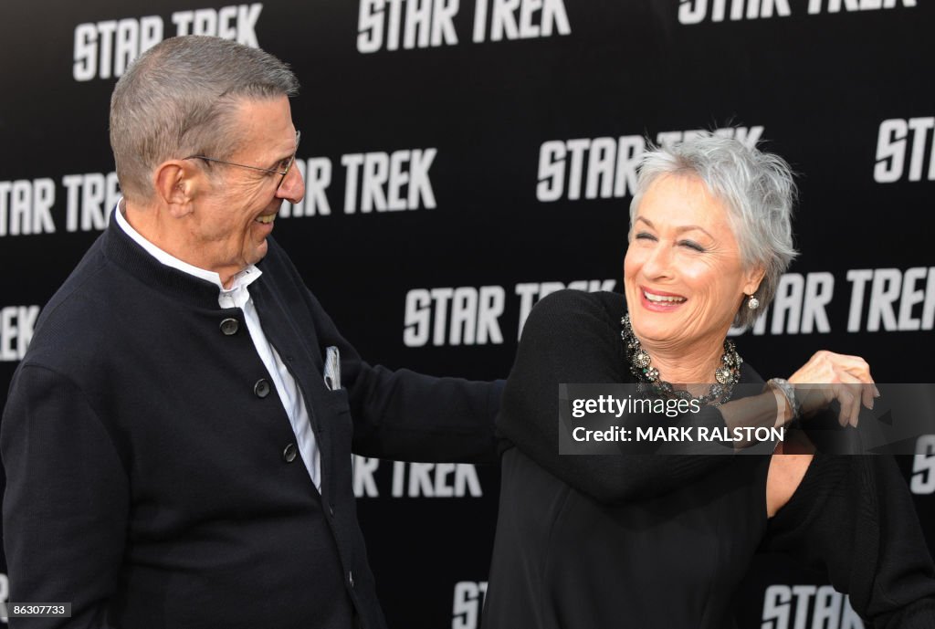 Actor Leonard Nimoy and actress Susan Ba